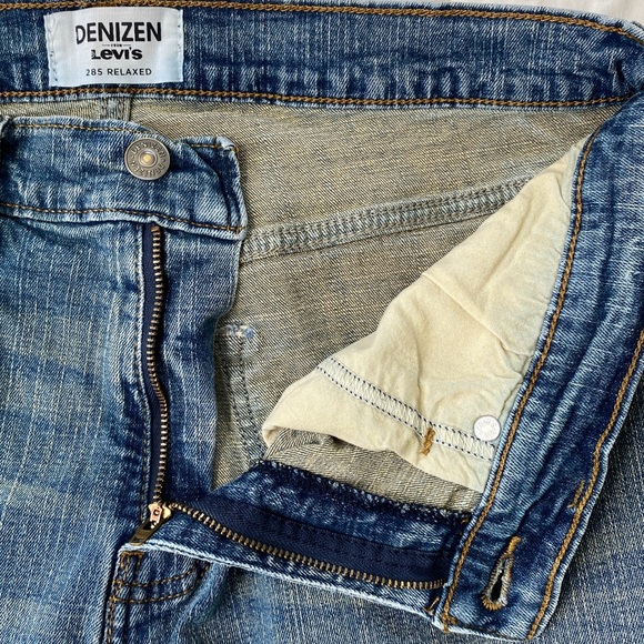 Denizen From Levi's Men's 285 Medium Wash Relaxed Fit Denim Jeans 32 x 30 - Picture 8 of 11